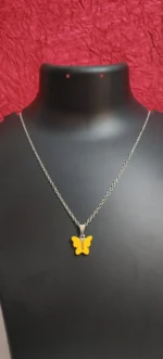 Trendy Butterfly Charm Necklace - Image 2
