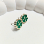 Lucky Four-Leaf Clover Stud Earrings